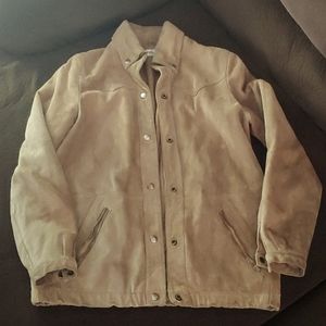 Leather bomber jacket women's size 7/8